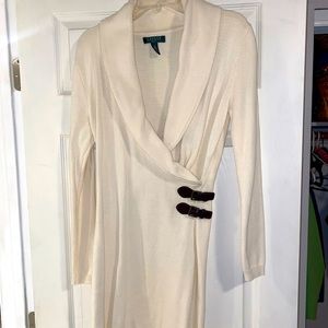 Ralph Lauren Winter white sweater dress